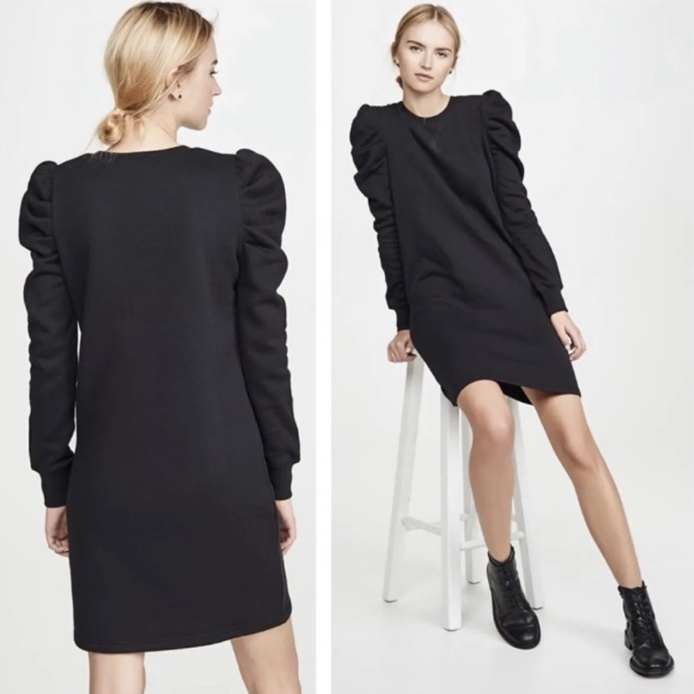 ✨Rebecca Minkoff✨ Janine Puff-Sleeve Shift Dress Size Medium - Picture 2 of 12
